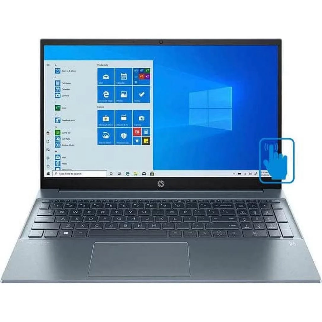 2022 Pavilion 15.6" IPS FHD Touchdisplay Laptop Intel 4-Core i7-1195G7 Iris Xe Graphics 24GB RAM DDR4 512GB NVMe SSD USB-C WiFi AX Bluetooth HDMI Webcam Backlit Keyboard Windows 11 Home w/ RE USB