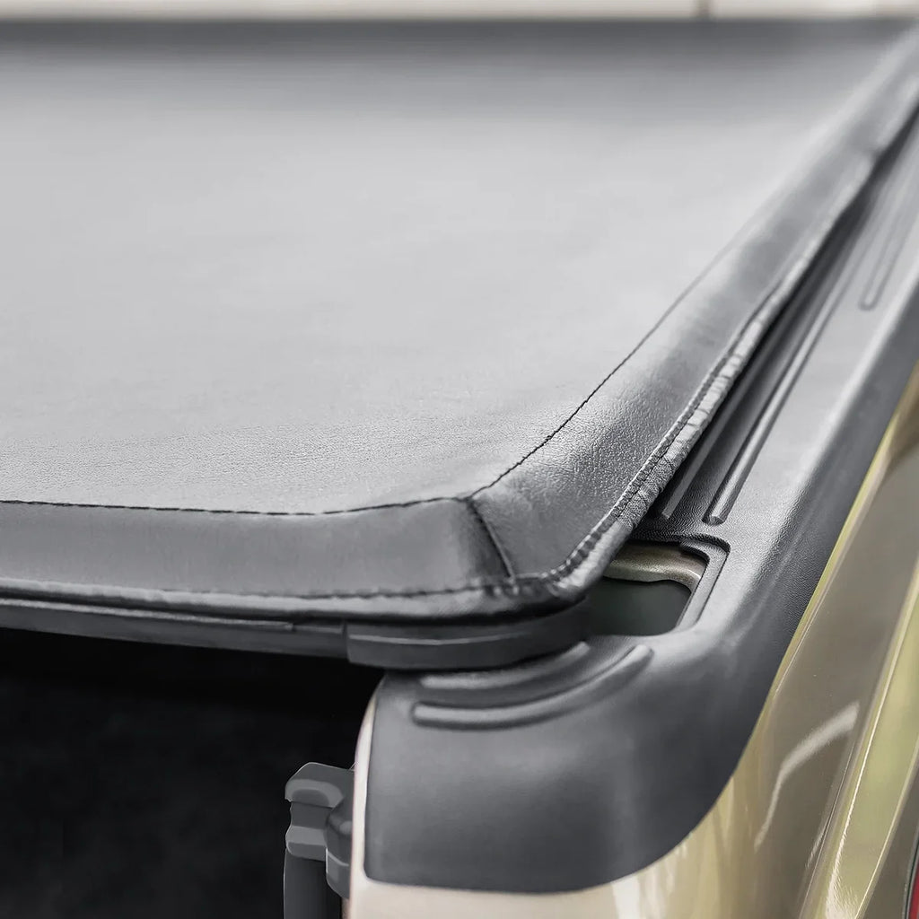 Auto Drive Soft Roll up Truck Bed Tonneau Cover Fits 02-18 Dodge Ram 1500 6.5Ft Bed