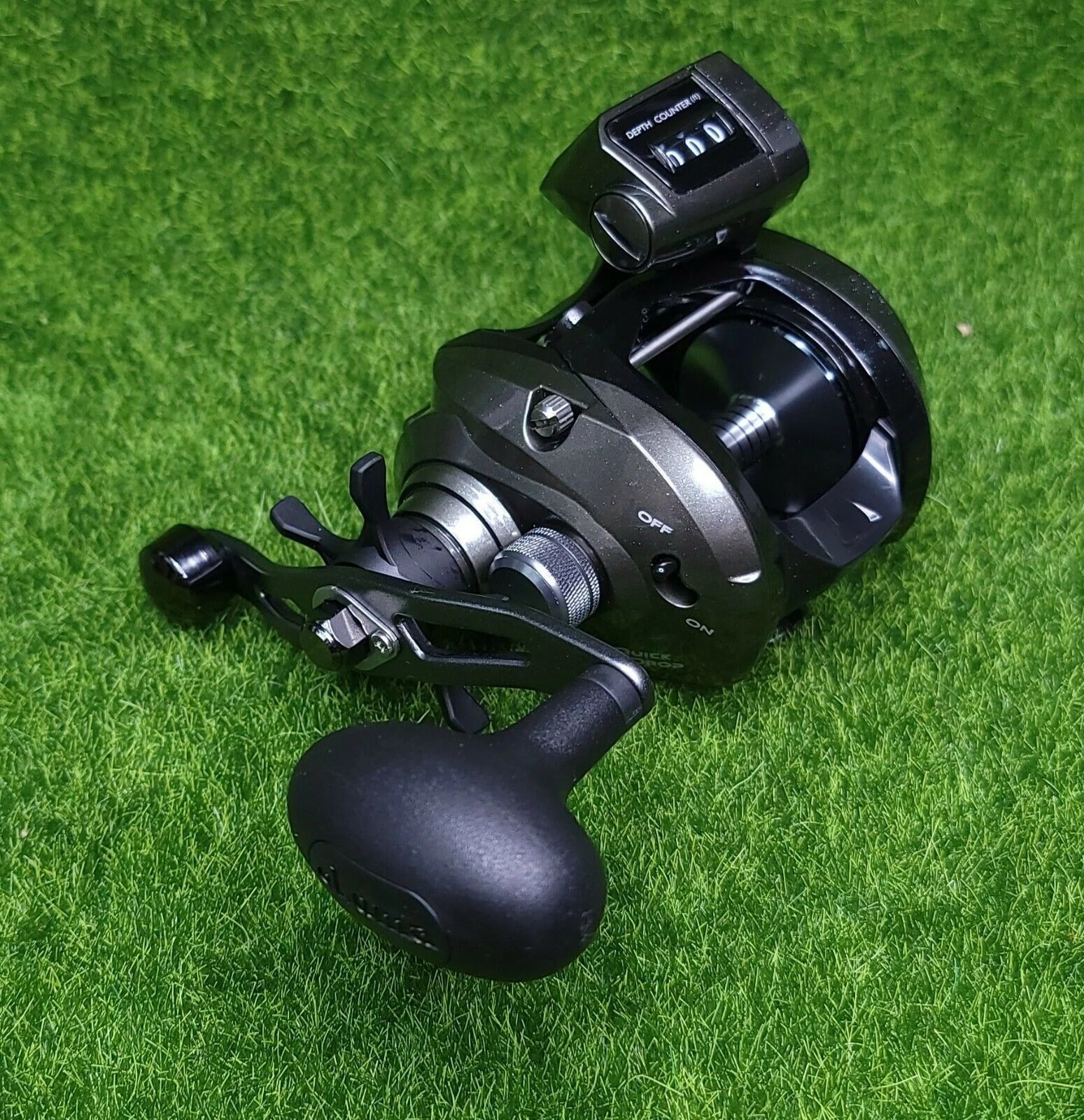 Okuma Convector Cv-354dlx Left Hand Low Profile Line Counter Fishing Reel