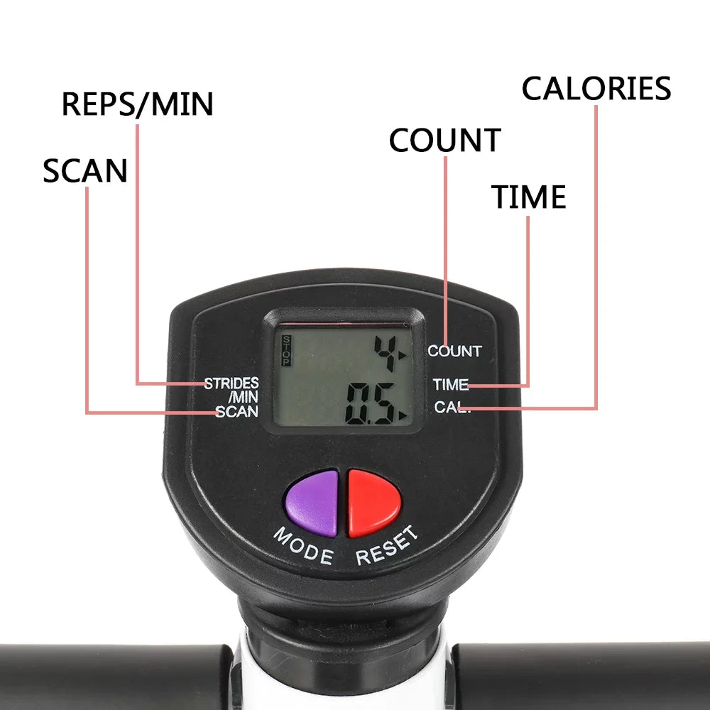 SalonMore Twist Stepper Exercise Equipment, with Handlebar and LCD Monitor, for Losing Weight