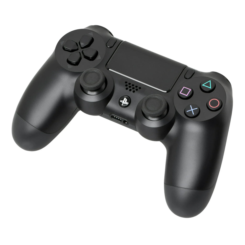 PlayStation 4 500GB Gaming Console Black with Charging Dock Headset 2 Controller Bolt Axtion Like New