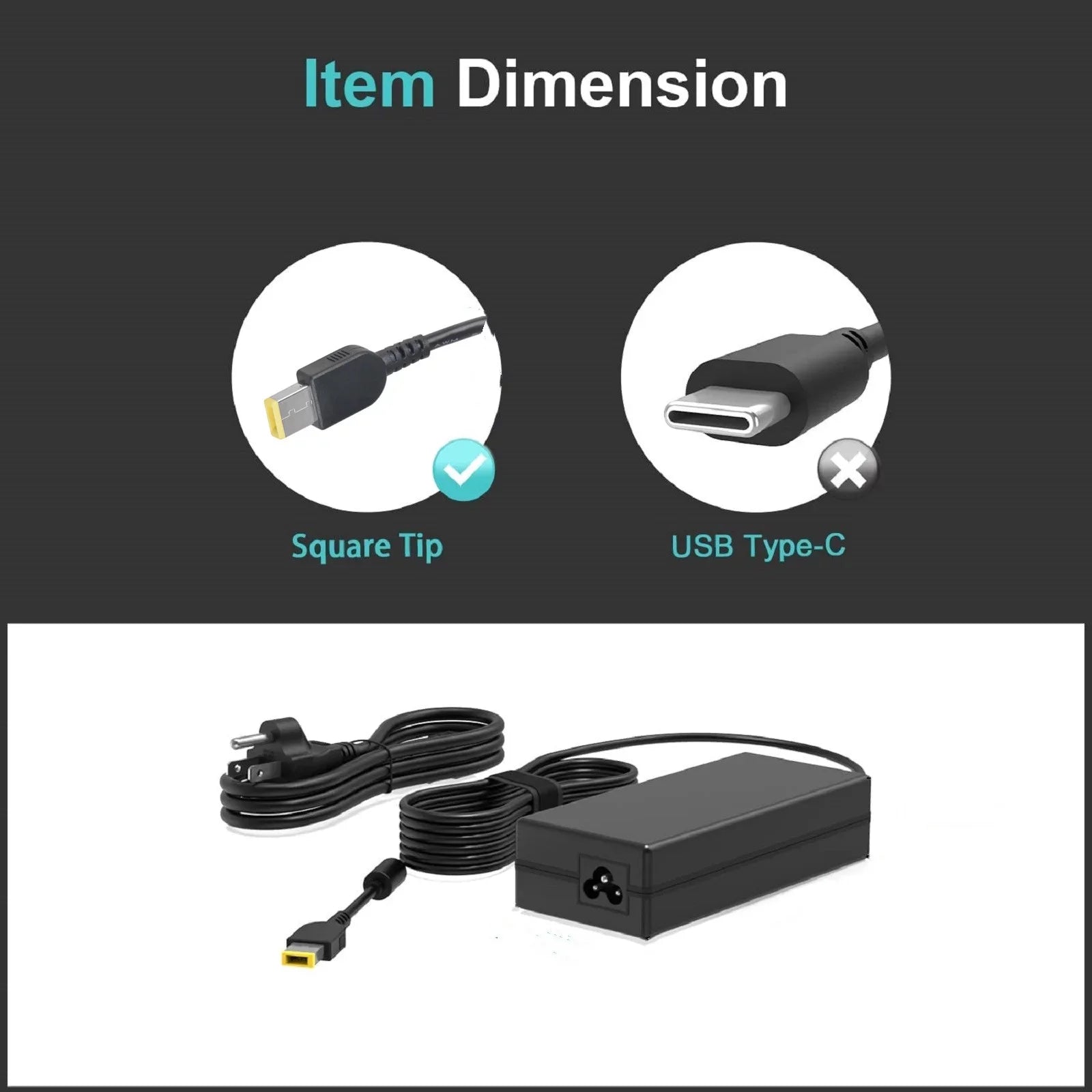 K-MAINS 135W AC Adapter Charger Replacement for  ThinkPad T440P T540P ADL135NDC3A Power Cord