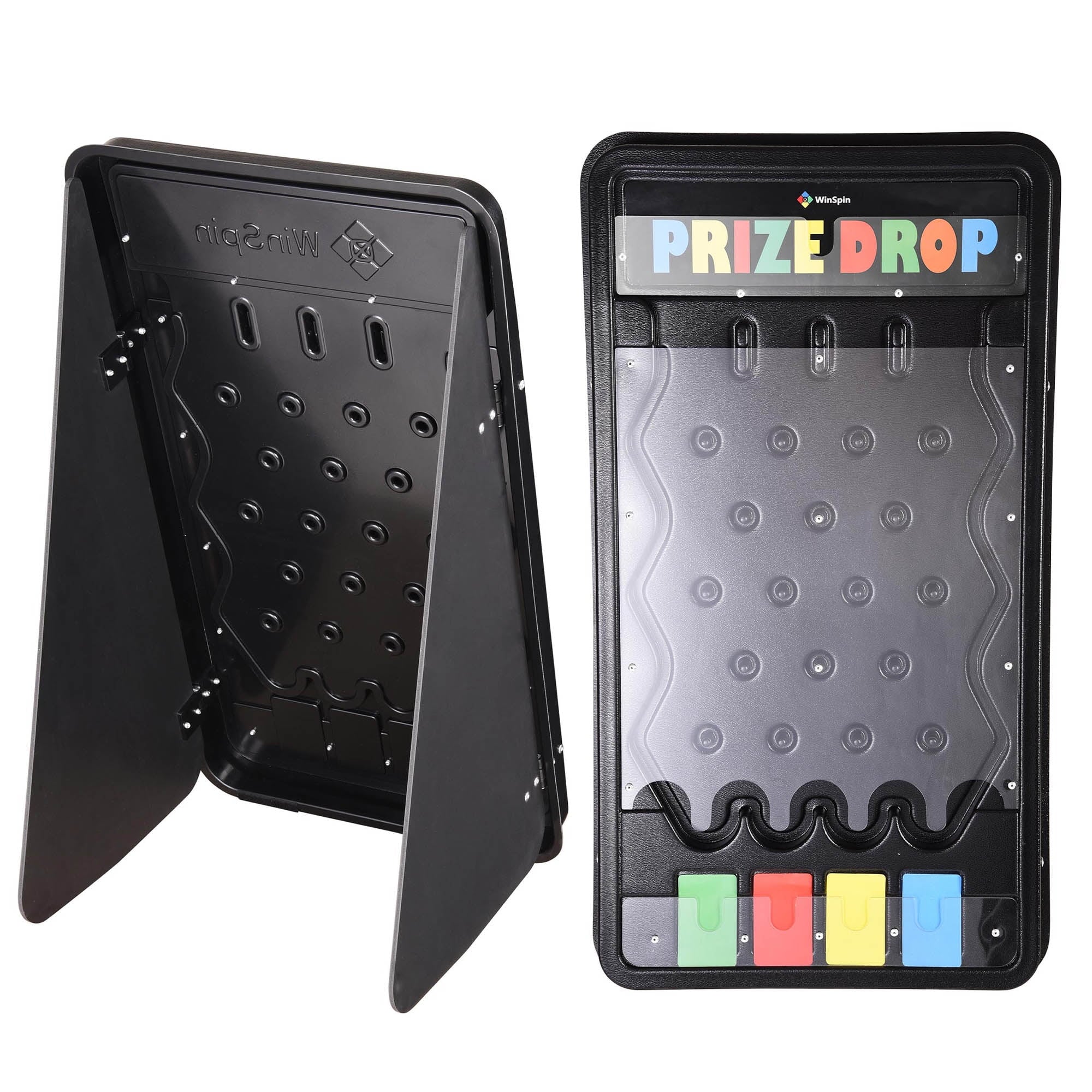WinSpin 25" Prize Drop Board Disk Drop Game w/20 Pucks Home Tradeshow