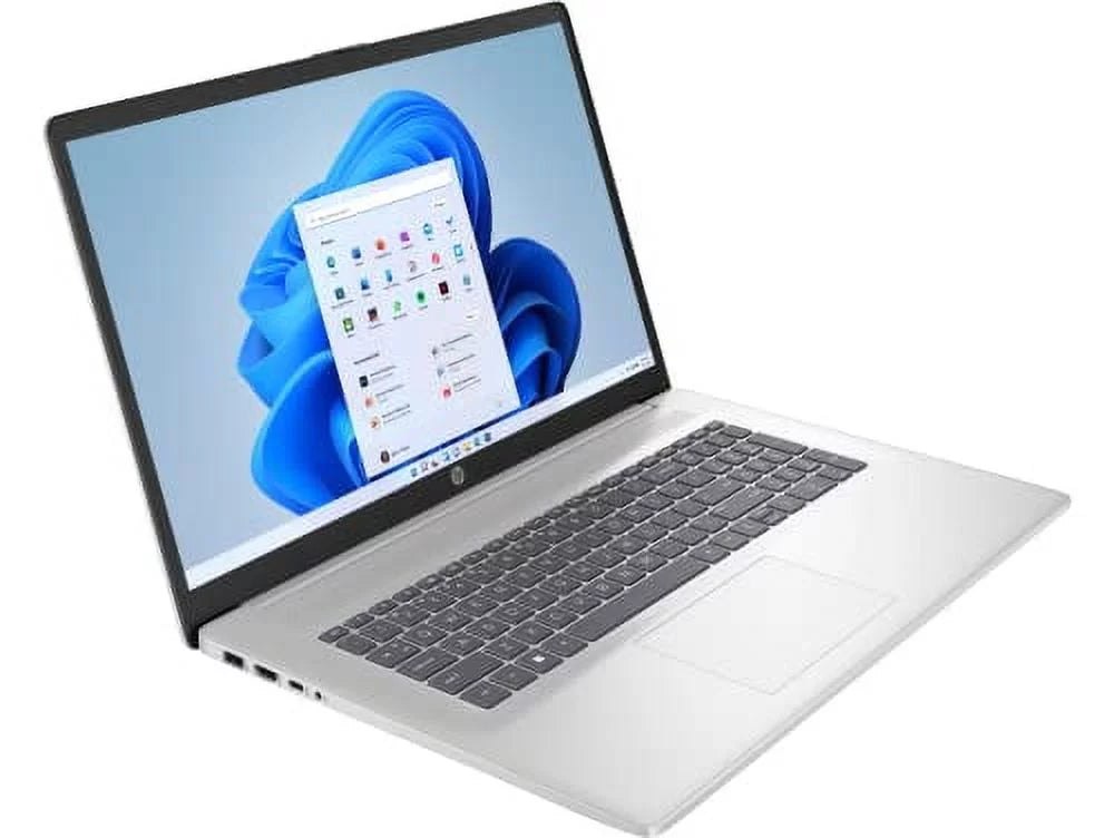 2023 Newest 17.3” FHD IPS Laptop PC 10-Core Intel 13th i7-1355U Iris Xe Graphics 32GB DDR4 1TB NVMe SSD WiFi AX BT5.3 USB-C HDMI Webcam Natural Silver Windows 11 Pro w/RE USB