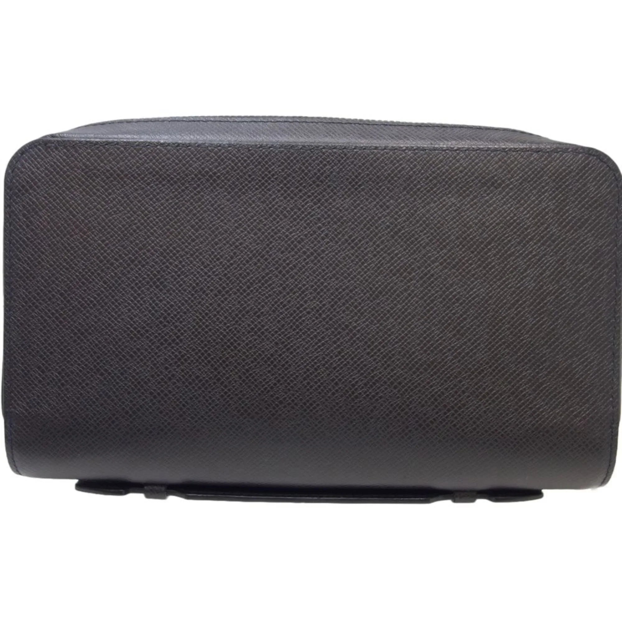 Pre-Owned Louis Vuitton Taiga LOUIS VUITTON Zippy XL M42097 Long Wallet Ardoise 083562 (Good)