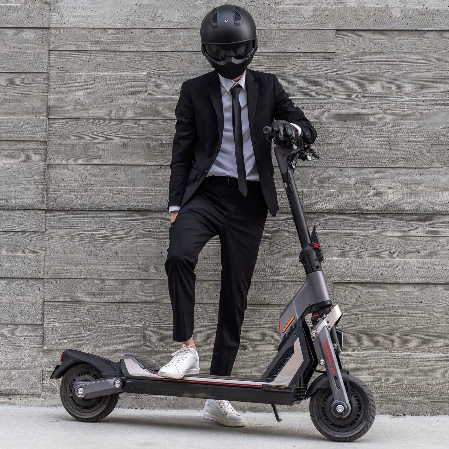 Segway SuperScooter GT2, 6000W Motor, 55.9 Miles Long Range, 43.5MPH, Dual Suspension, 11" Tires, Foldable, Adults