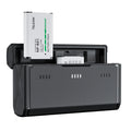 Dcenta Charging Case with TELESIN CMR-001 2pcs NP-BX1 Batteries + 3-Slot Battery: Compatible with  ZV-1/ RX100M6/ H400/ WX350/ RX100/ HX50/ HDR-PJ410/ FDR-X3000R/ HDR-CX405/ FDR-
