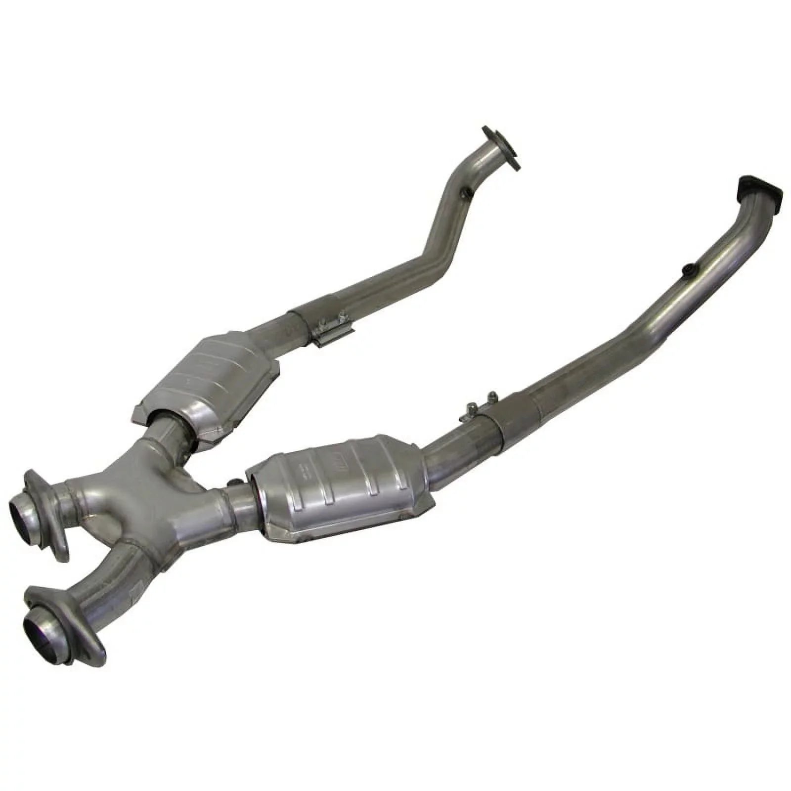 BBK 96-98 Mustang 4.6 GT High Flow X Pipe With Catalytic Converters - 2-1/2 Fits select: 1996-1998 FORD MUSTANG