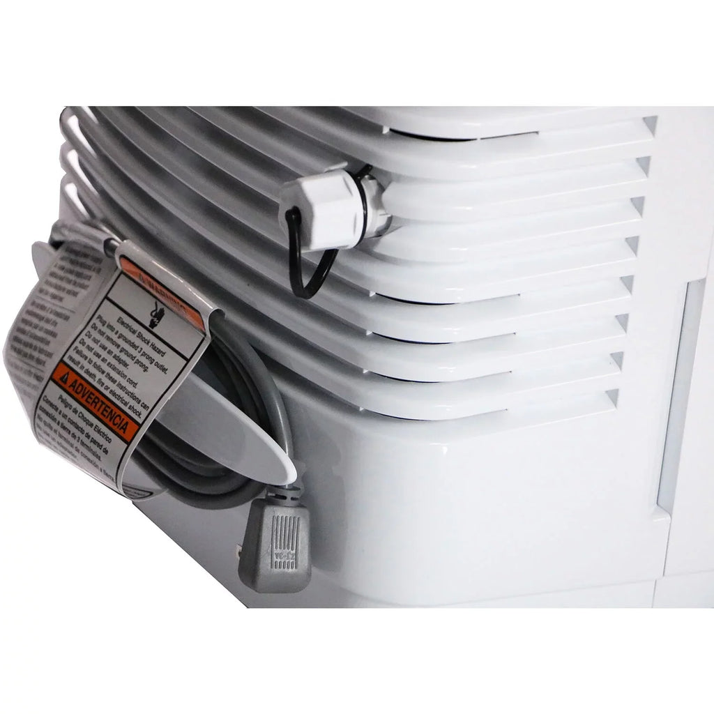 Restored Amana 48 Pt 1,800 Sq Ft Dehumidifier in White - Adjustable Humidistat, Automatic Shut-off (Refurbished)