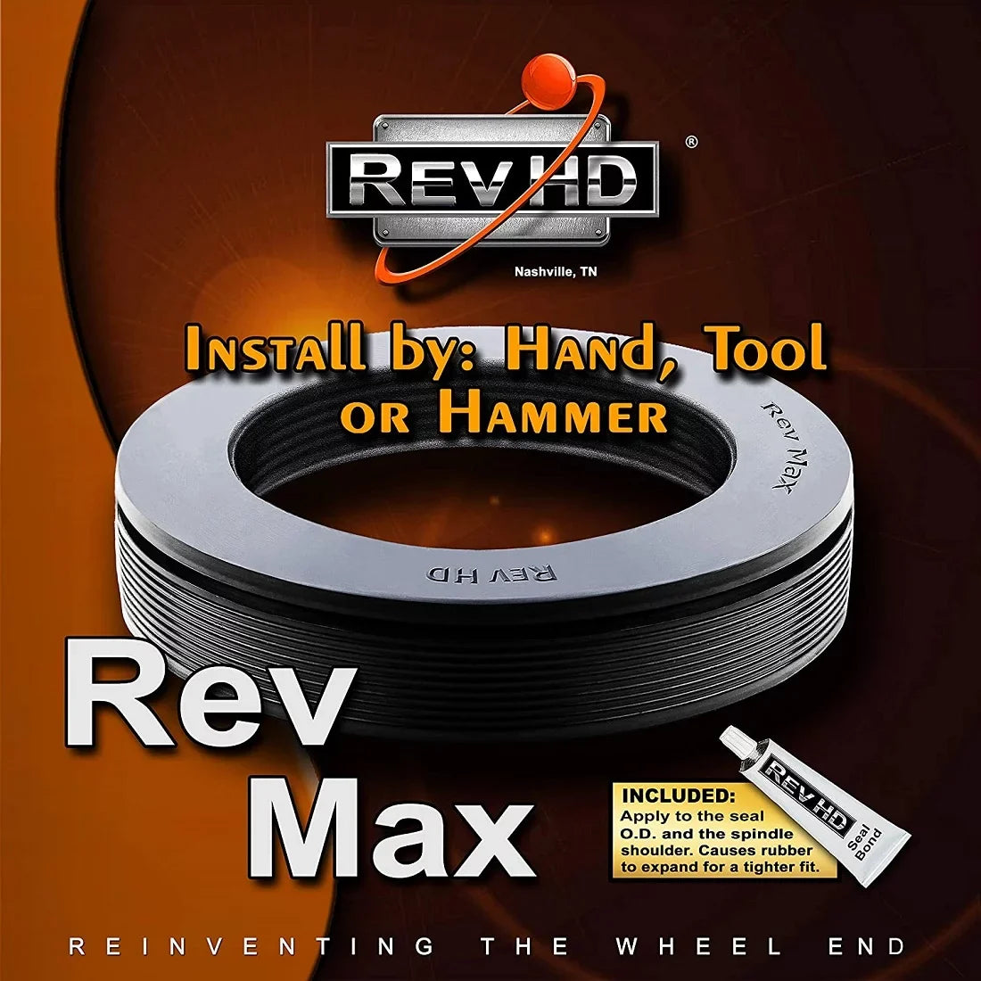 RM-T04 Rev Max Trailer Wheel Seal Straight Spindle Fits 373-0123, 370065A 42622