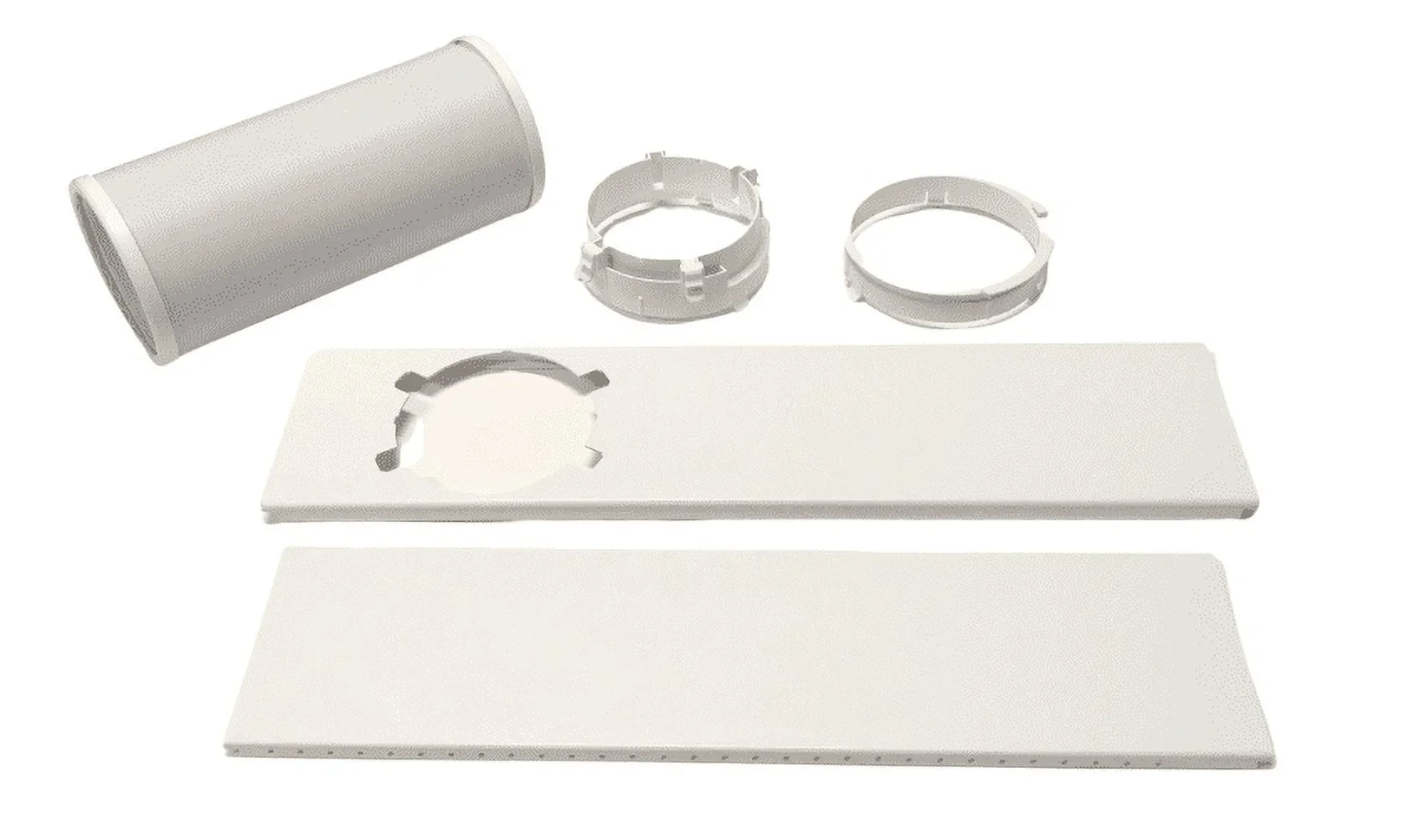 OEM Toshiba Air Conditioner AC White Window Exhaust Kit Originally Shipped With RACPD1411CRU, RAC-PD1411CRU