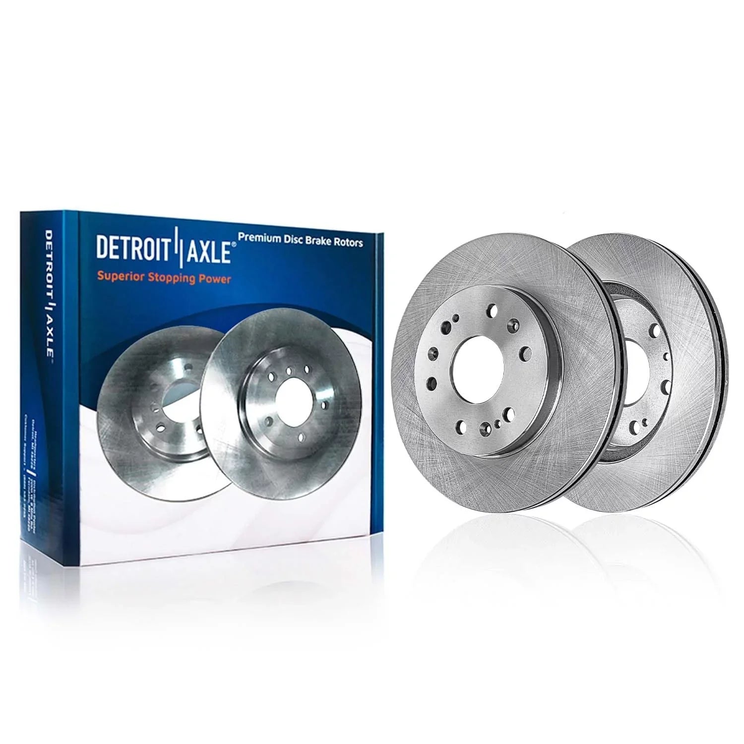 Detroit Axle - Brake Kit for Chevy GMC Silverado Sierra 1500 Tahoe Suburban Yukon XL Cadillac Escalade ESV Brake Rotors Ceramic Brakes Pads Front and Rear Replacement