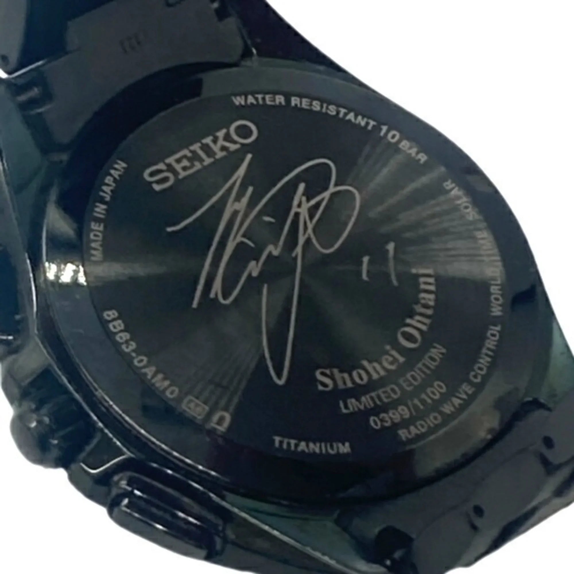 Pre-Owned SEIKO Watch Shohei Otani Limited Model 8B63-0AM0 Brights SAGA2571100 Titanium Men's (Good)