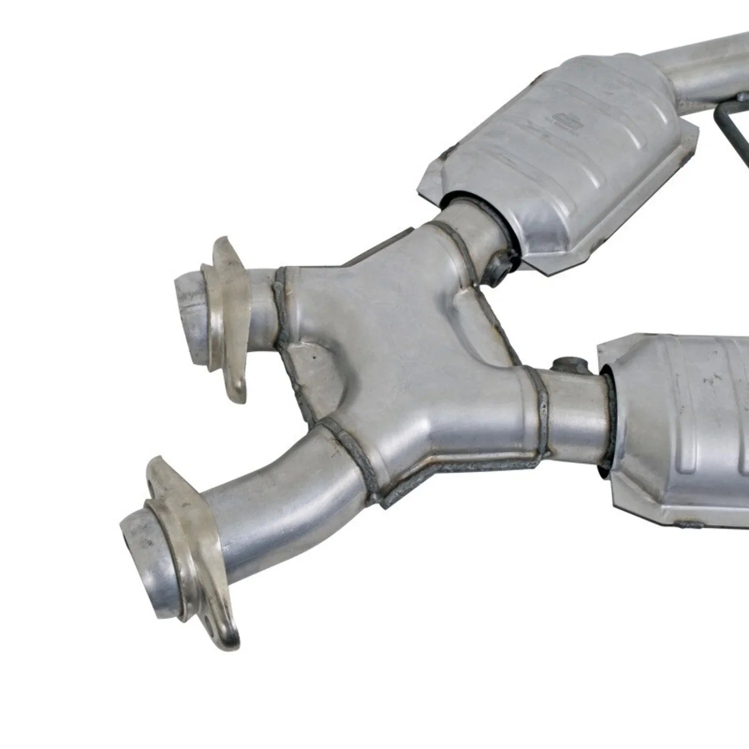 BBK 96-98 Mustang 4.6 GT High Flow X Pipe With Catalytic Converters - 2-1/2 Fits select: 1996-1998 FORD MUSTANG