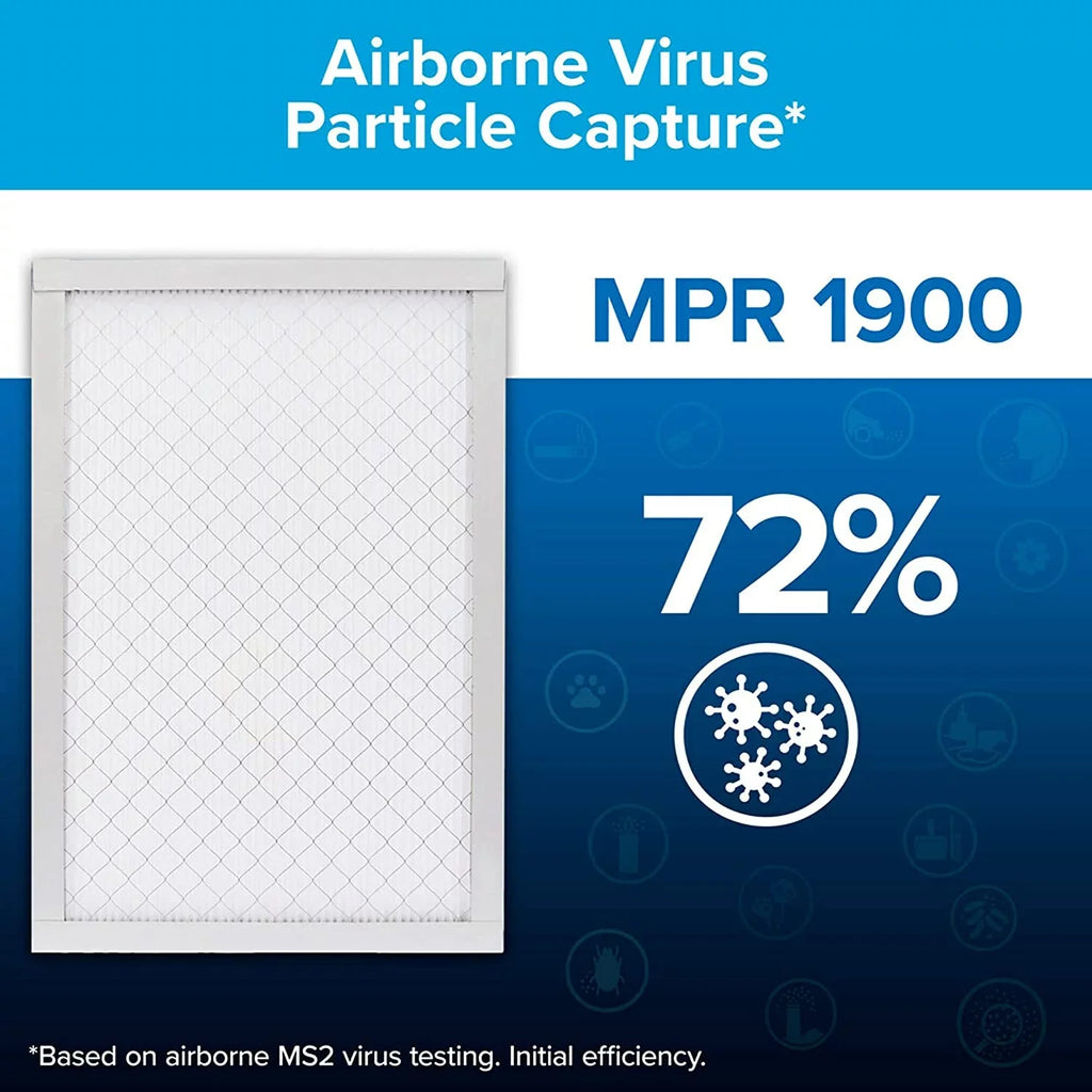 Filtrete 14x30x1, AC Furnace Air Filter, MPR 1900, Healthy Living Ultimate Allergen, 6-Pack (exact dimensions 13.81 x 29.81 x 0.78)