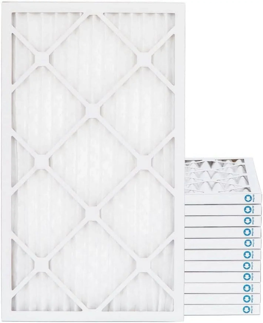 16X25x1 MERV 11, MPR 1000 Pleated Furne 1" Air Filters By Pamlico. Case Of 12. Ext Size: 15-1/2 X 24-1/2 X 3/4