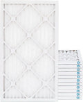 16X25x1 MERV 11, MPR 1000 Pleated Furne 1" Air Filters By Pamlico. Case Of 12. Ext Size: 15-1/2 X 24-1/2 X 3/4