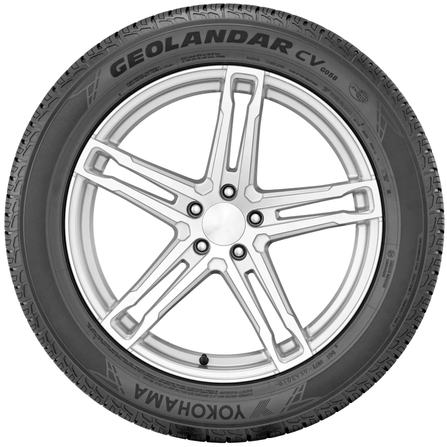 Yokohama Geolandar CV G058 235/55R20 102V BW All Season Tire