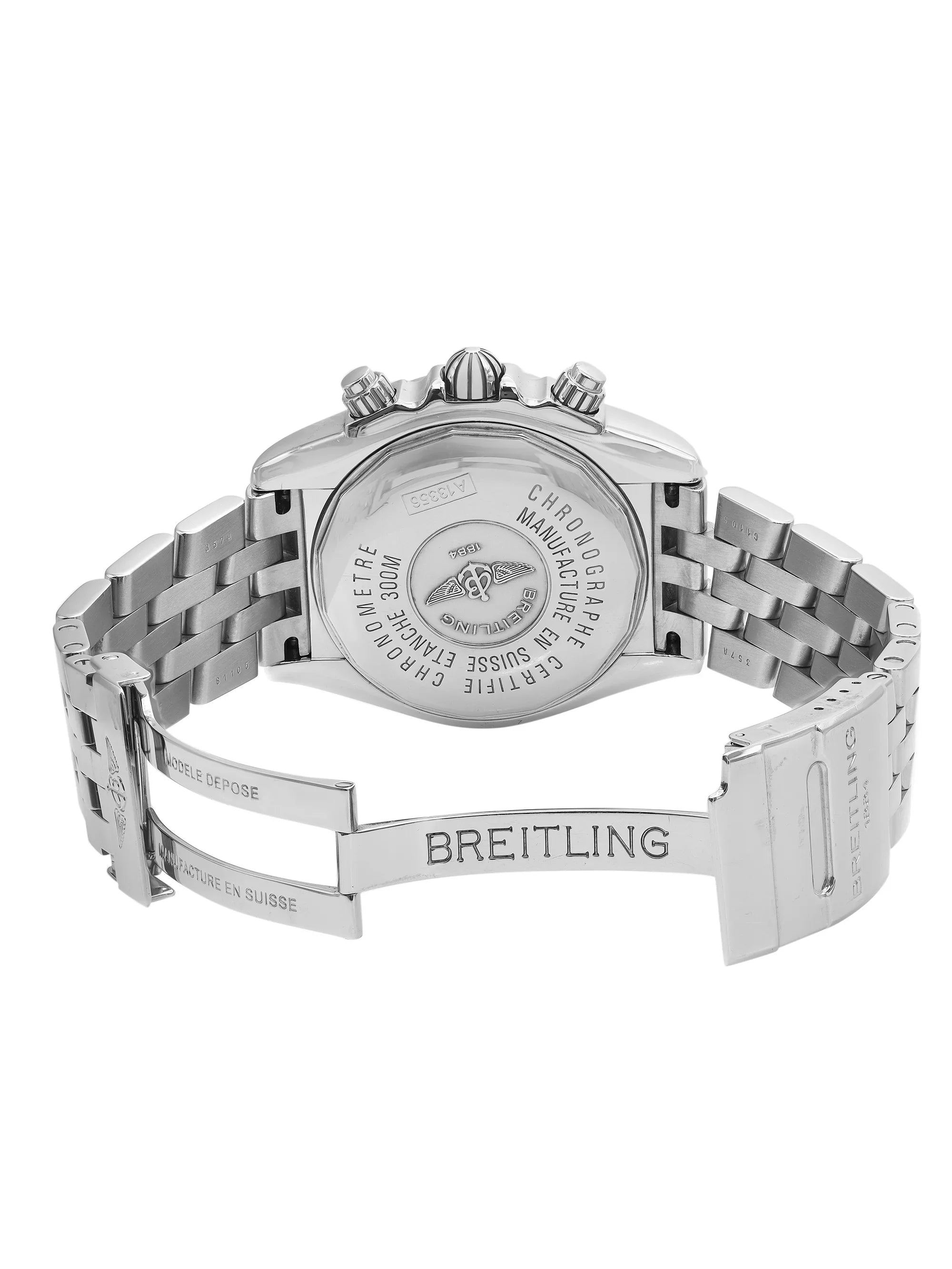 Breitling Chronomat Evolution Steel Blue Dial Automatic Watch A1335611/C647-357A