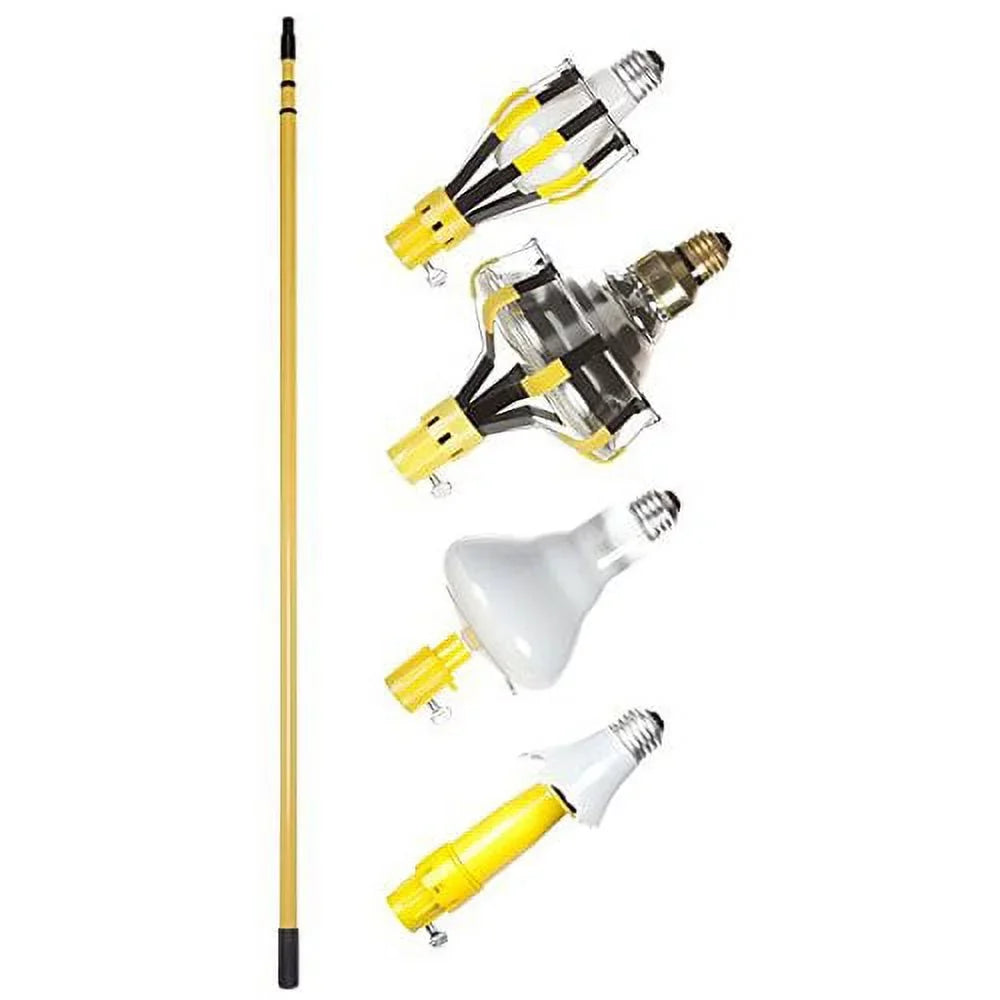 Bayco LBC600SDLB - Light Bulb Changer Kit - 8 Unit Floor Display - 11 Steel Pole And Broken Bulb Changer