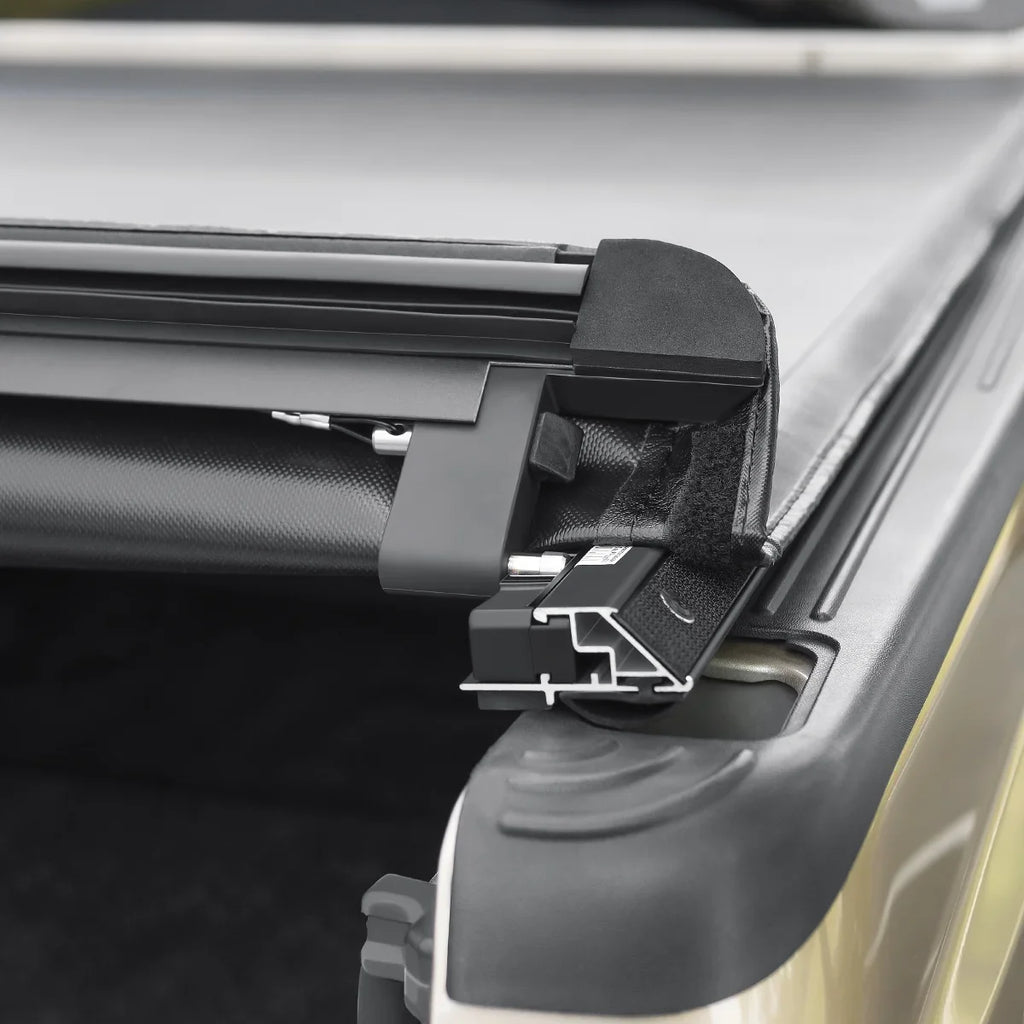 Auto Drive Soft Roll up Truck Bed Tonneau Cover Fits 02-18 Dodge Ram 1500 6.5Ft Bed