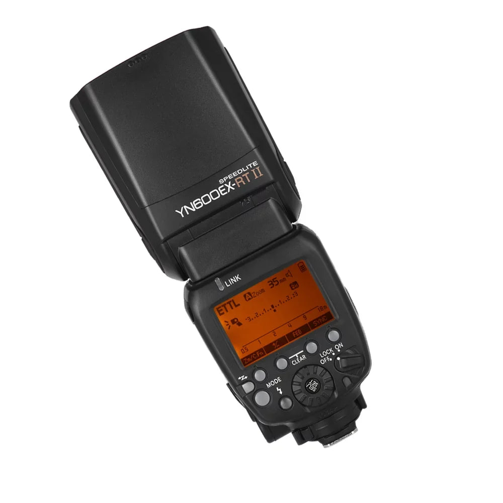Yongnuo YN600EX-RT II Professional Creative TTL Master Flash Speedlite 2.4G Wireless 18000s HSS GN60 Support Auto/ Manual Zooming for as 600EX-RT YN6000 EX RT II