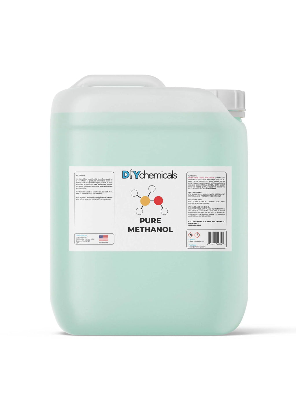 DIYChemicals | Methanol Industrial Grade | 15 Gallon