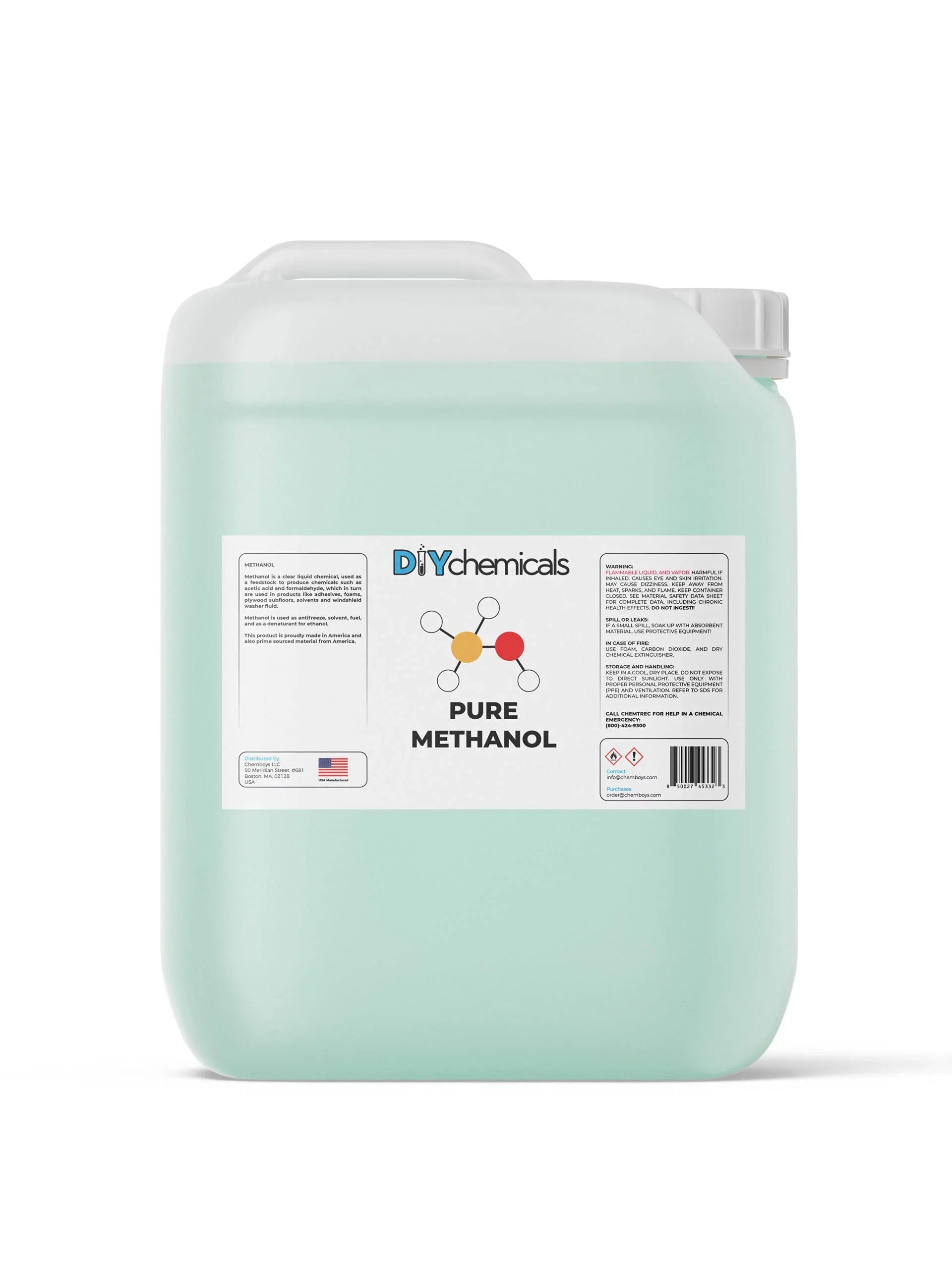 DIYChemicals | Methanol Industrial Grade | 15 Gallon