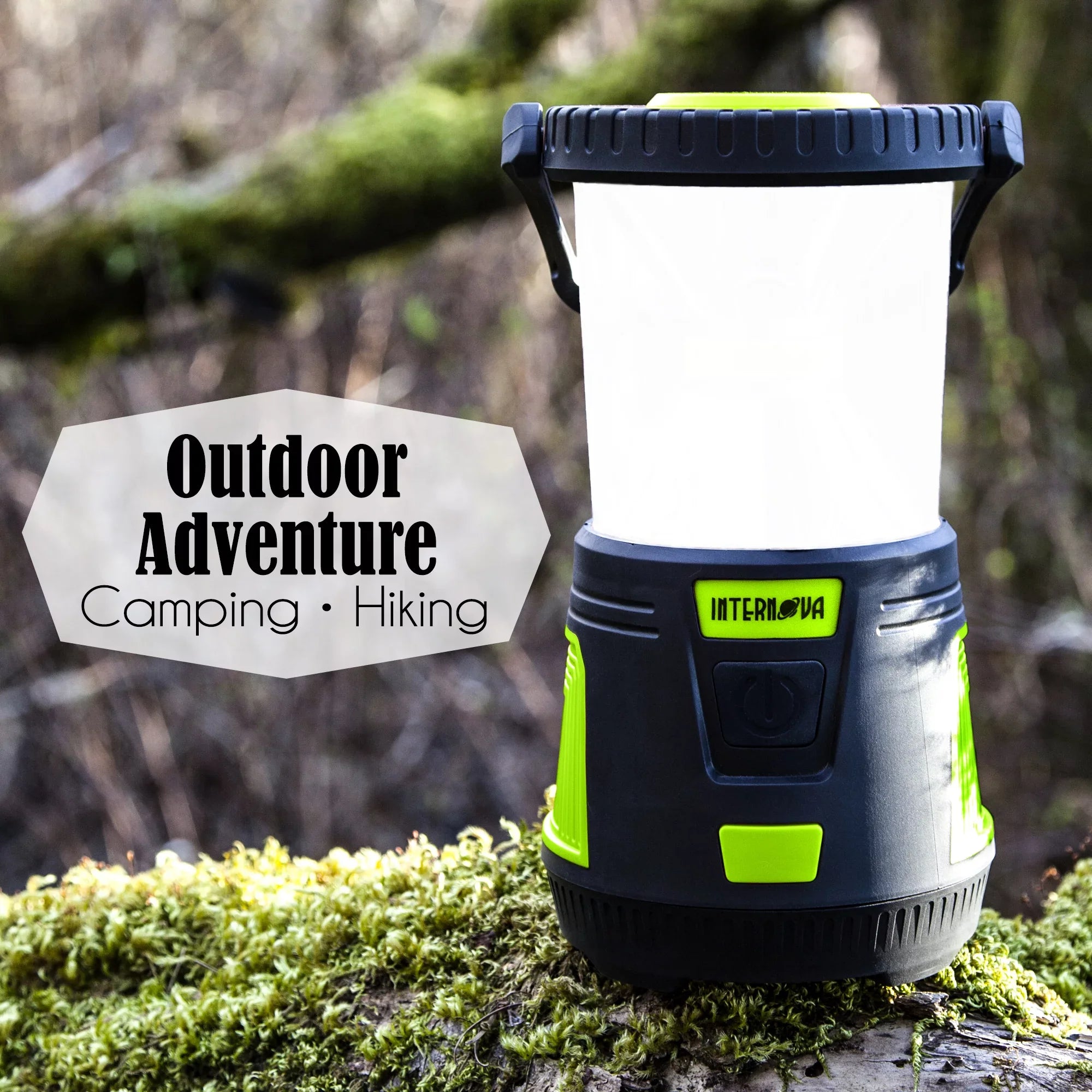 Internova Monster LED Camping Lantern, 2000 Lumens Output for Camping, Hiking, Emergency Use and Power Outages