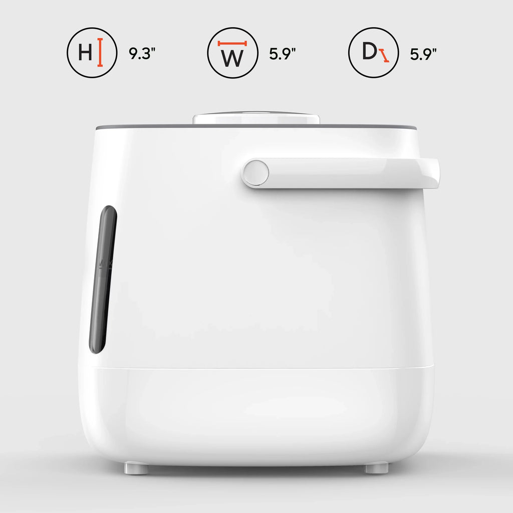 Sharper Image Mist 4 Ultrasonic Humidifier, White (New)