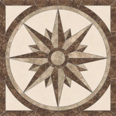 Floor Marble Medallion 36''x36''