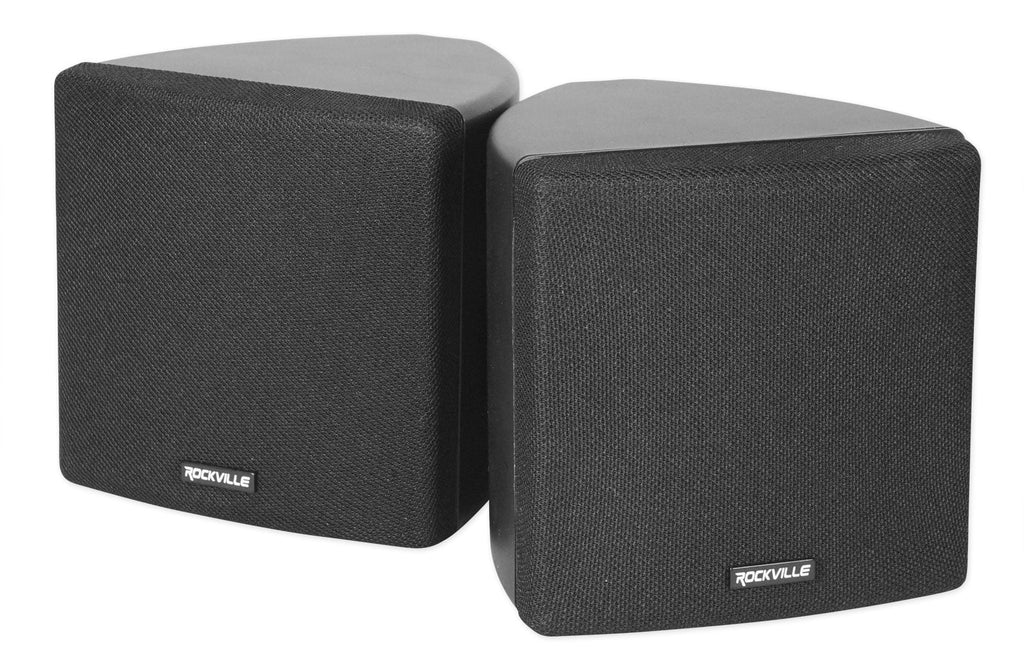 6-Zone Amp+(6) 3.5" Black Cube+(2) JBL Pendant+Ceiling Speakers for Office/Hotel