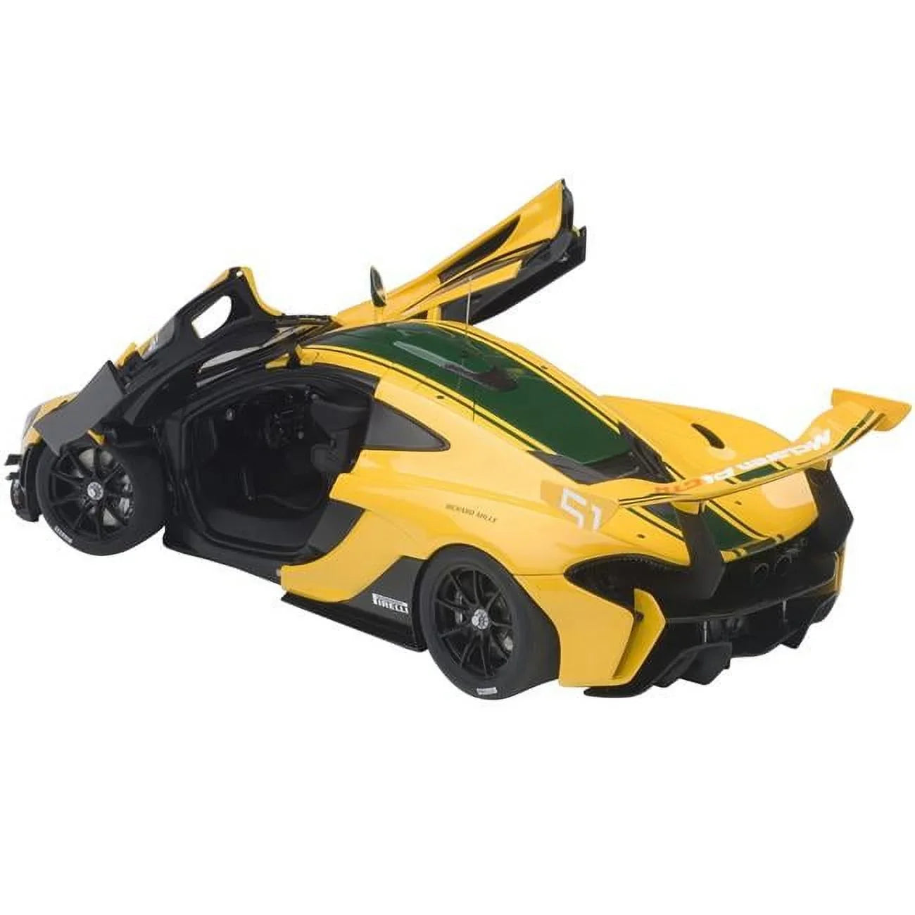 Autoart 81544 No.51 Mclaren P1 GTR Geneva Motor Show 2015 1-18 Scale Model Car