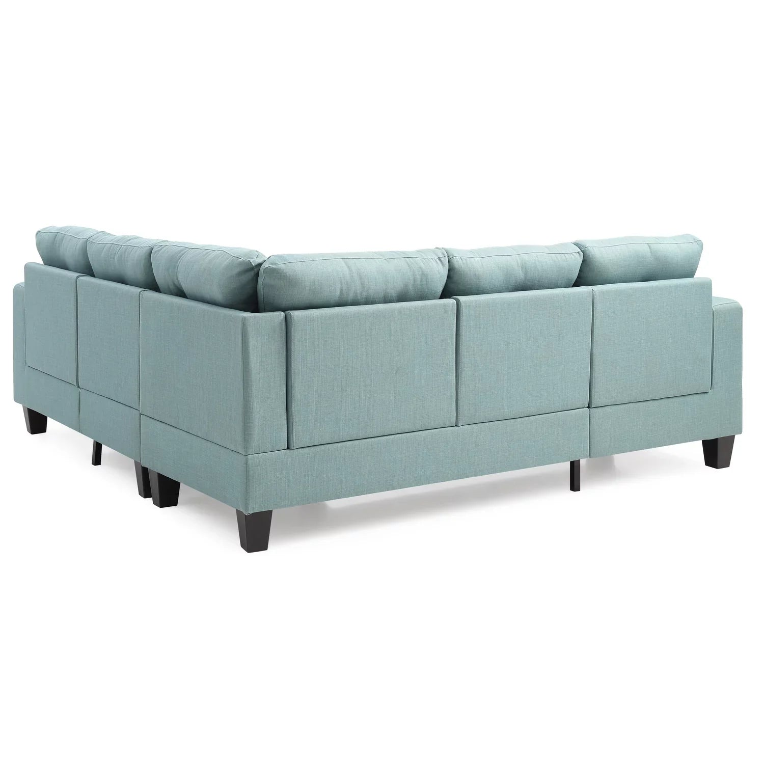 Homestock Retro Renaissance G500B-SC Sectional , TEAL