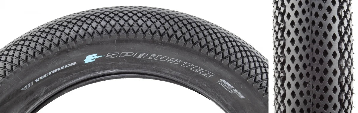 Vee Tire & Rubber Speedster 20x4.0 Clincher Wire TPI 30 Black/Black Reflective