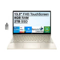 2021 Envy X360 2-in-1 13.3" FHD Touchdisplay Laptop, Intel Core i5-1135G7 (Beats i7-1065g7), 8GB RAM, 2TB PCIe SSD, Backlit Keyboard, Iris Xe Graphics, Webcam, Windows 11, Gold, 32GB USB Card