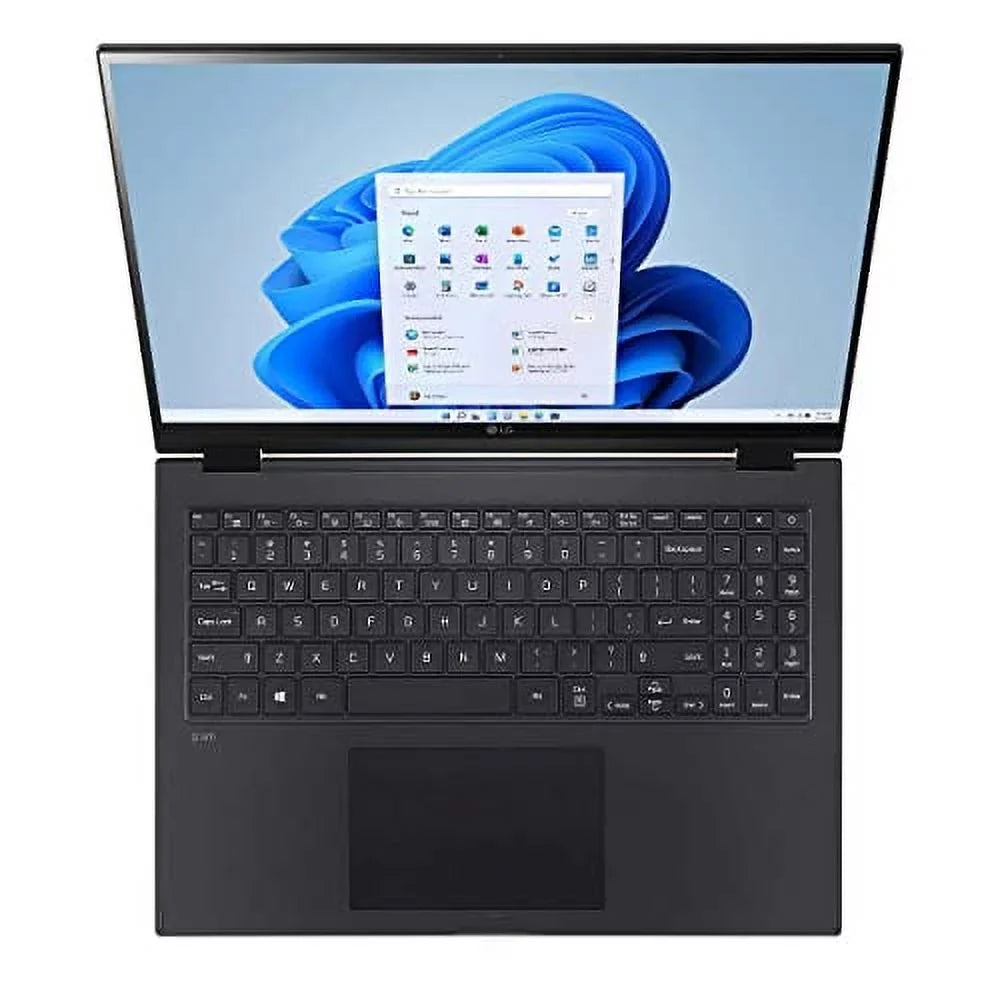 LG 2023 Gram 16" 2-in-1 Ultralight Laptop WQXGA IPS Touch Intel EVO i7-1260P 16GB LPDDR5 512GB+1TB NVMe SSD Iris Xe Graphics WiFi AX Backlit Keyboard Fullday Battery Windows 11 w/Pen and RE USB