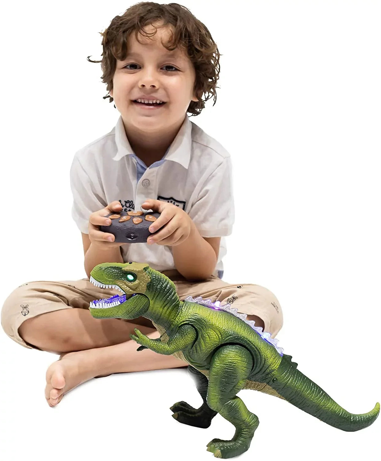 JOYIN Robot dinosaur saur Toy for Kids Boys,Big T Rex dinosaur saur Toy with Light and Roaring Sound, Walking and Dancing dinosaur Toy,Electronic Steam Toy,Birthday Gift for Kids Boys Girls,Green