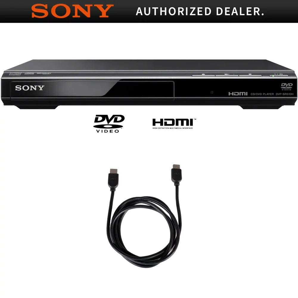 DVP-SR510H 1 Disc(s) DVD Player, 1080p, Black