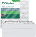 Filterbuy 20x20x4 MERV 13 Pleated HVAC AC Furnace Air Filters (4-Pack)