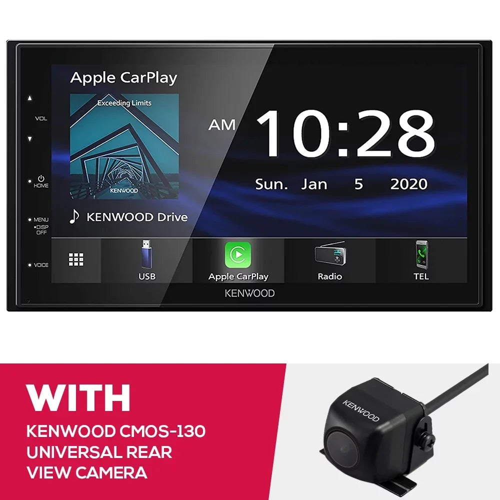 New Kenwood DMX47S Digital Multimedia Receiver & CMOS-130 Universal Rear View Camera