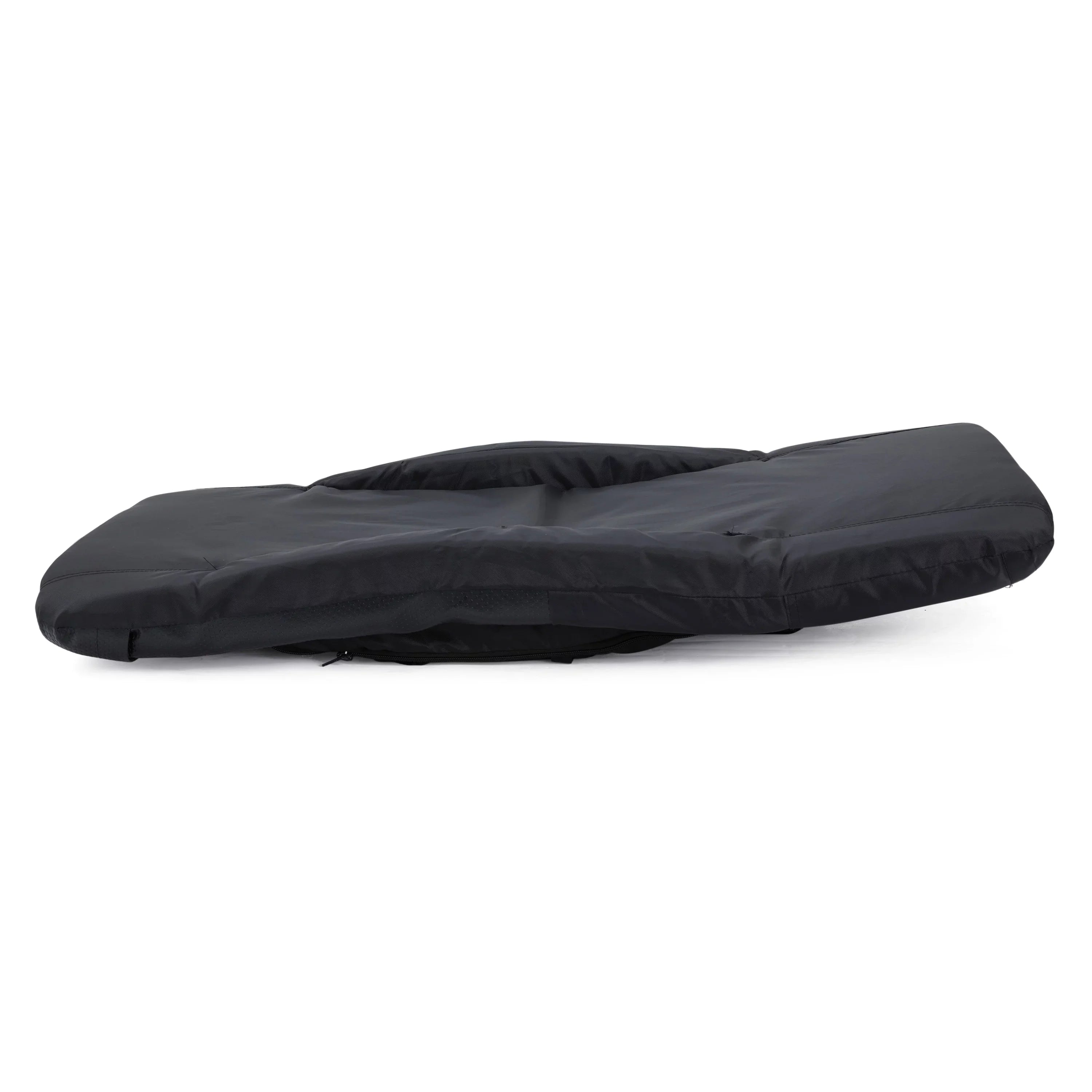 Jomeed 25 Inch Comfortable Padded Reclining Stadium Seat w/Pockets, Black