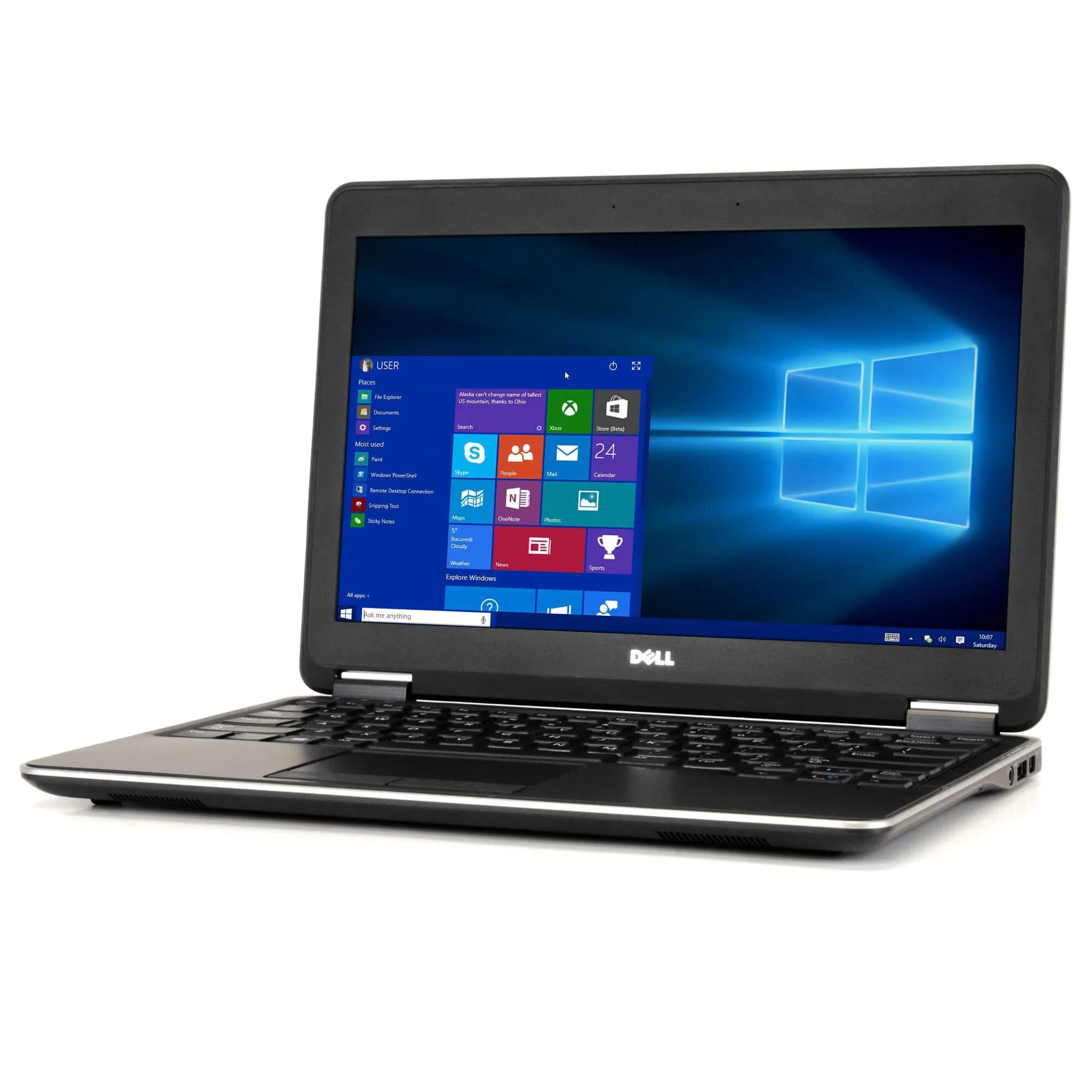 Used  Latitude E7240 Laptop Intel i5 Dual Core Gen 4 4GB RAM 128GB SSD Windows 10 Home 64 Bit