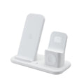 Scosche CSQ3N1WT-SP Qi-Enabled Smartphones, Watches and Earbuds, Qi-Certified Wireless Charging Dock, White