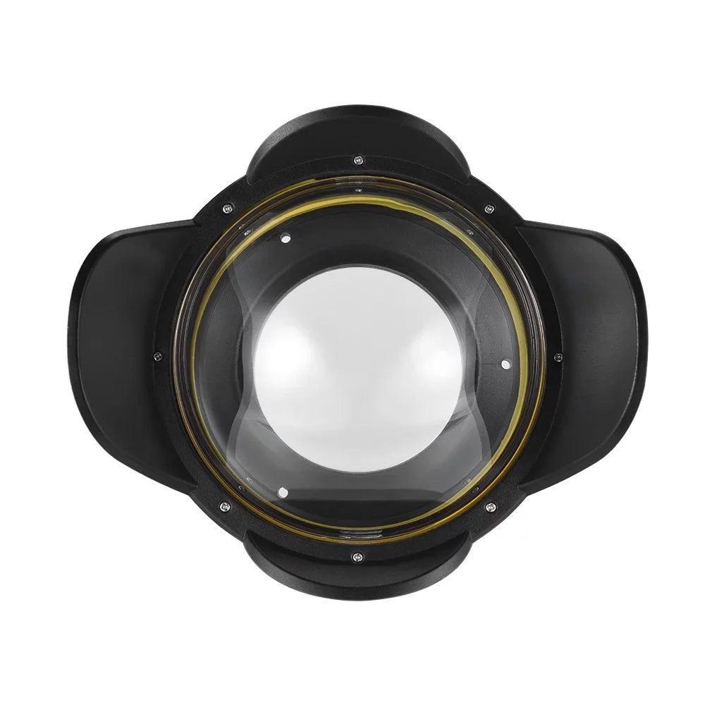 MEIKON 200mm Fisheye Wide Angle Lens Dome Port Waterproof Camera Diving Housing