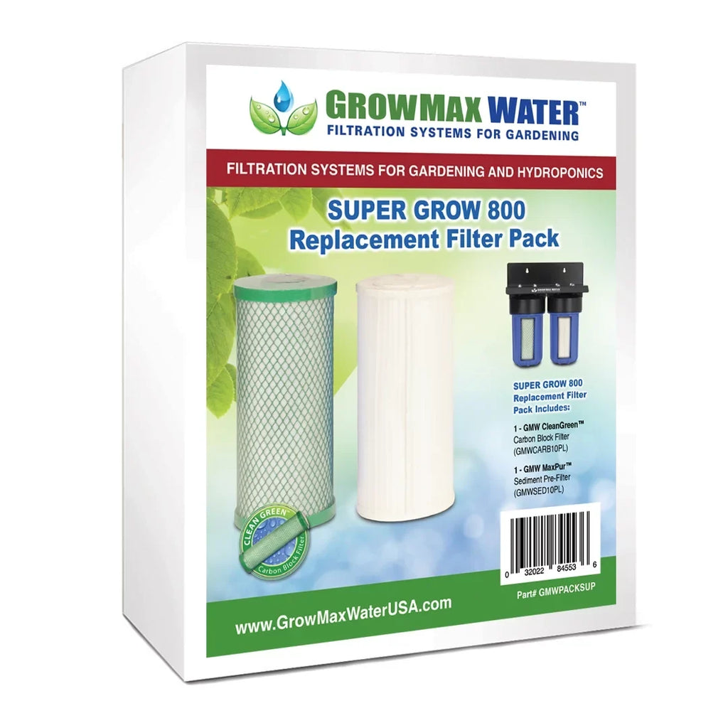 GrowMax Water SUPER GROW 800 REPLACEMENT FILTER PACK