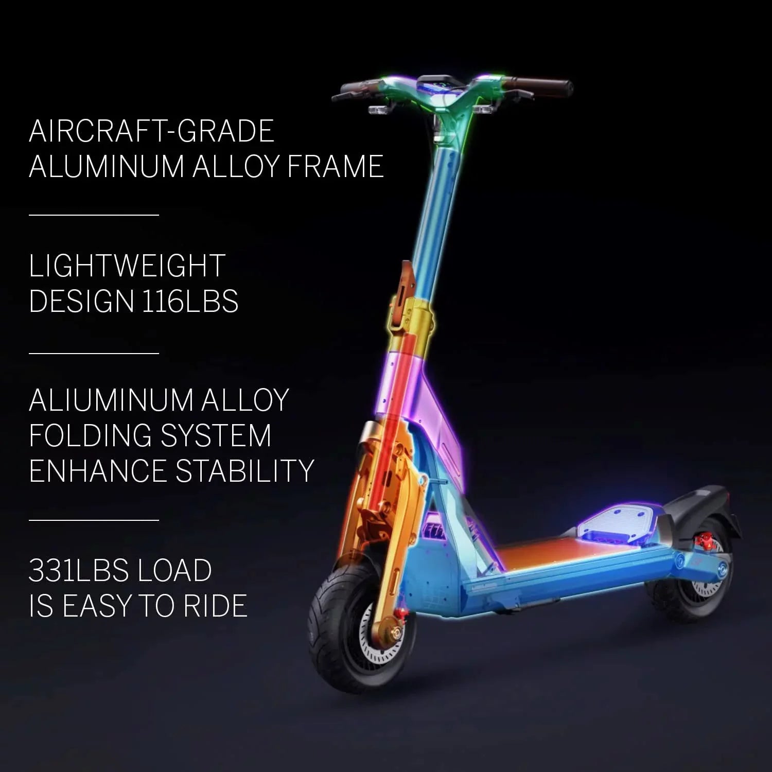 Segway SuperScooter GT2, 6000W Motor, 55.9 Miles Long Range, 43.5MPH, Dual Suspension, 11" Tires, Foldable, Adults