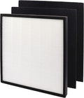 HQRP True HEPA Filter with 2 Carbon Pre-filters for GermGuardian FLT5900 Filter J compatible with AC5900WCA, AC5900WDLX Large Room Air Purifiers