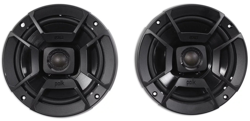 1998-2013 Harley Davidson Touring 6.5" 300w Polk Audio Speakers w/Adapter PLatitudees