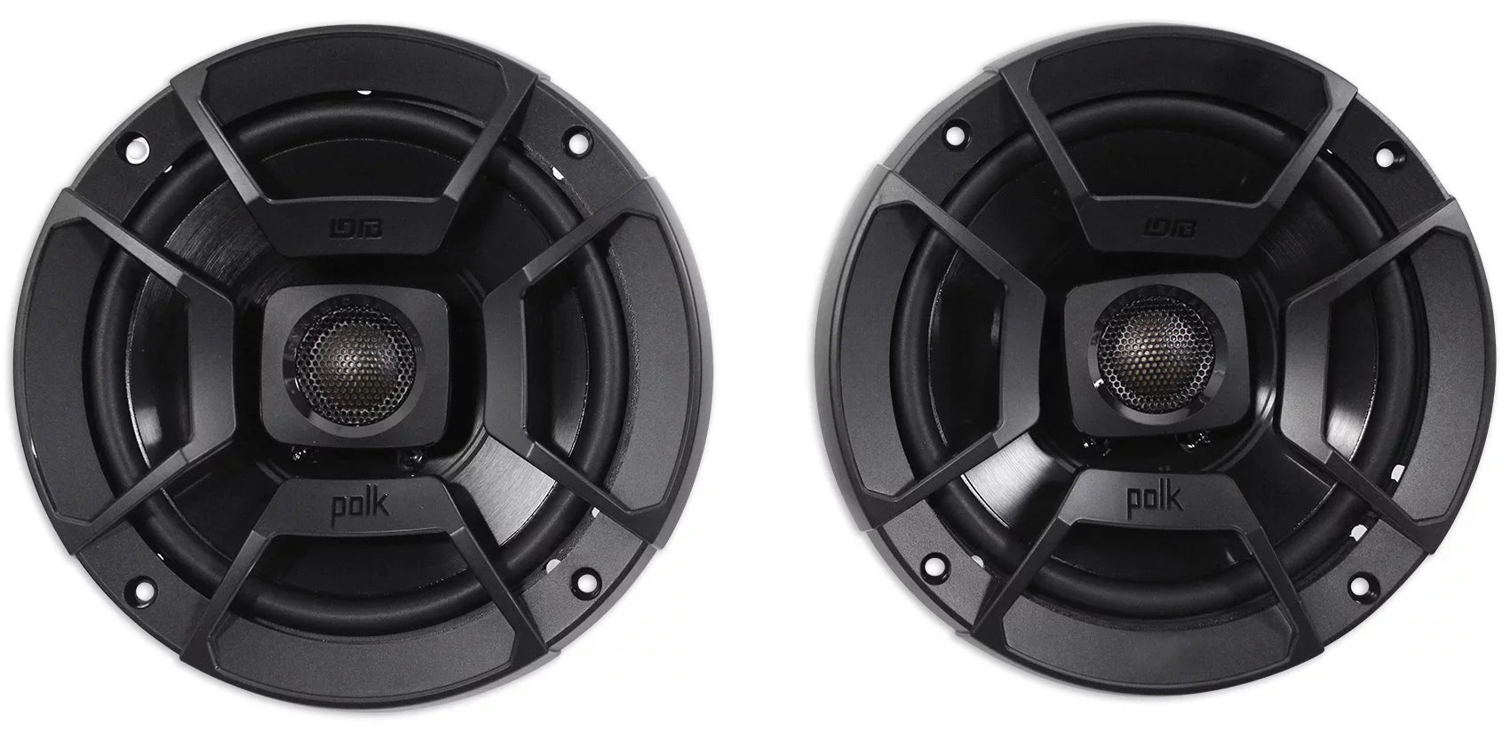 1998-2013 Harley Davidson Touring 6.5" 300w Polk Audio Speakers w/Adapter PLatitudees